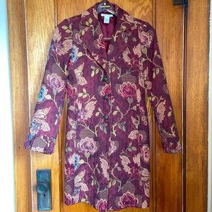 CAbi mid length paisley jacket